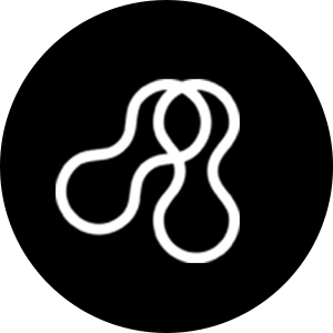 ícone preto e redondo com imagem de elásticos